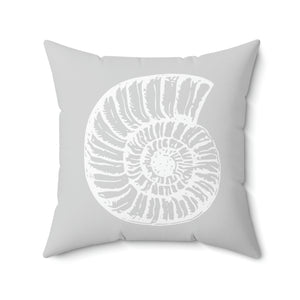 Hand Drawn Shell Outdoor Pillow