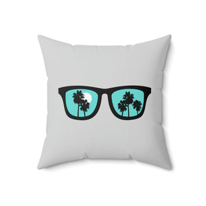 Beach Glasses Outdoor Throw Pillow