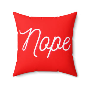 Yes No Outdoor Pillow