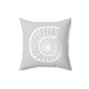 Hand Drawn Shell Outdoor Pillow