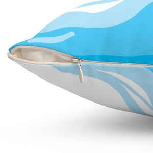 Blue Wave Outdoor Pillow