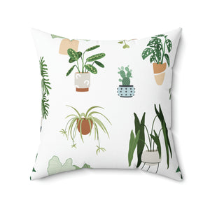 House Plants Outdoor Pillow