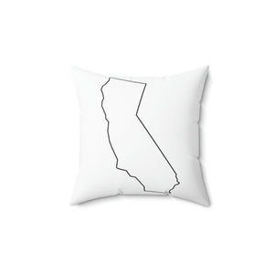 California Outline Outdoor Pillow