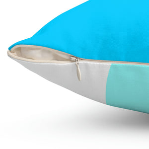 Blue Mix Outdoor Pillow