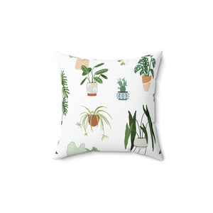 House Plants Outdoor Pillow