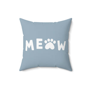 Meow Outdoor Throw Pillow