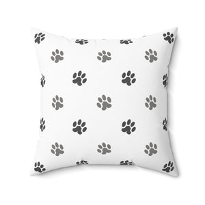 Cat Paw Pattern Outdoor Throw Pillow