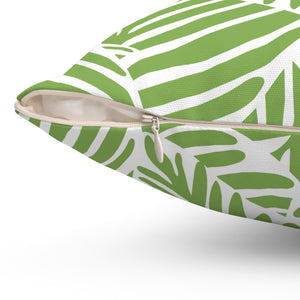 Big Leaf Outdoor Throw Pillow