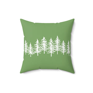 Tree Line Outdoor Throw Pillow