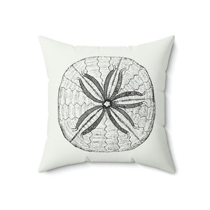 Natural Sand Dollar Outdoor Pillow