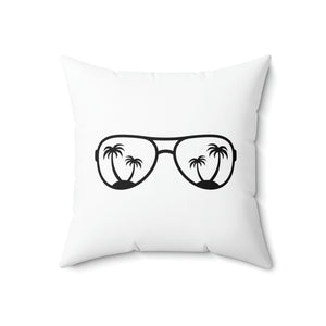 Sunglasses Outdoor Throw Pillow