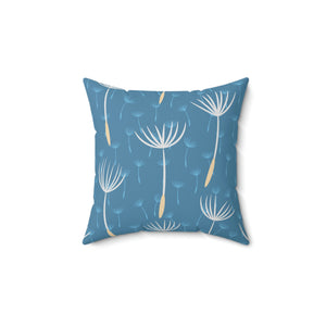 Summer Evening Blue Outdoor Pillow