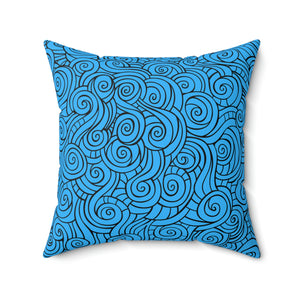 The Persian Swirl Outdoor Throw Pillow