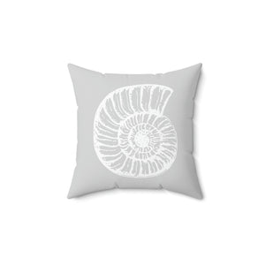 Hand Drawn Shell Outdoor Pillow