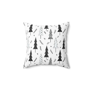 Evergreen Tree Outdoor Throw Pillow