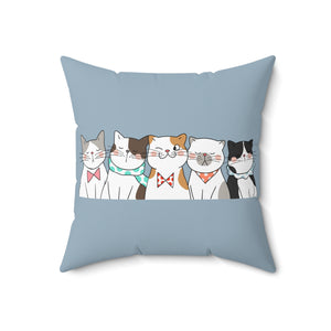 Loving Cats Outdoor Throw Pillow