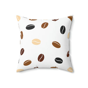 Coffee Bean Outdoor Pillow