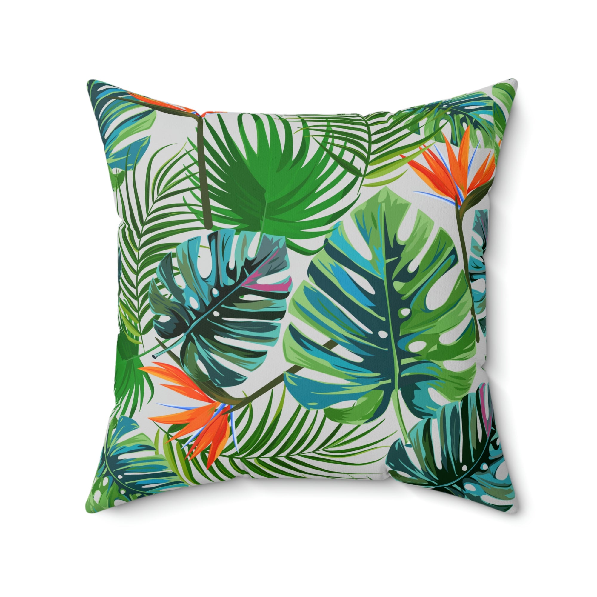 Beach Leaves Outdoor Throw Pillow