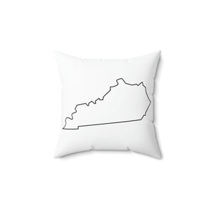 Kentucky Outline Outdoor Pillow