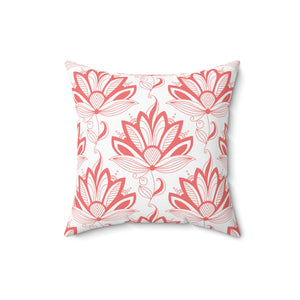 Persian Flower Outdoor Throw Pillow