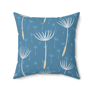 Summer Evening Blue Outdoor Pillow