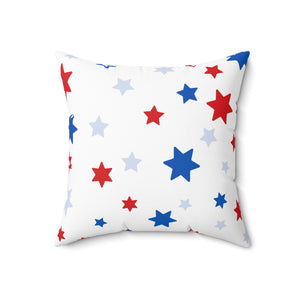 USA Stars Pattern Outdoor Throw Pillow