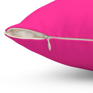 Hot Pink Outdoor Pillow