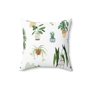 House Plants Outdoor Pillow