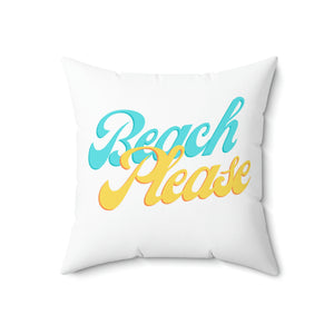 Beach Please Outdoor Pillow