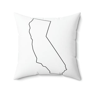 California Outline Outdoor Pillow