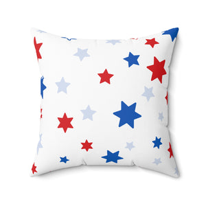 USA Stars Pattern Outdoor Throw Pillow